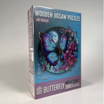 Puzzle de Madera - Mariposa - 300 piezas