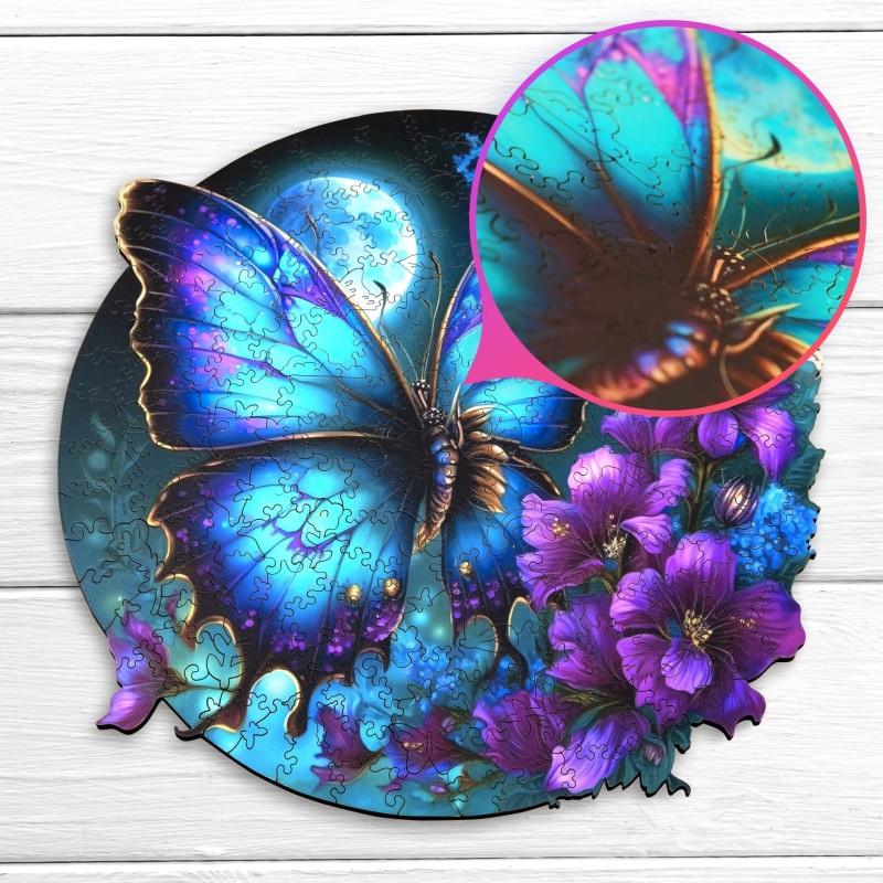 Puzzle de Madera - Mariposa - 300 piezas