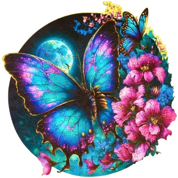 Puzzle de Madera - Mariposa - 300 piezas