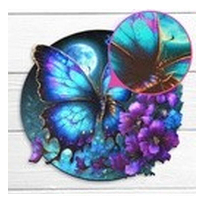 Puzzle de Madera - Mariposa - 300 piezas