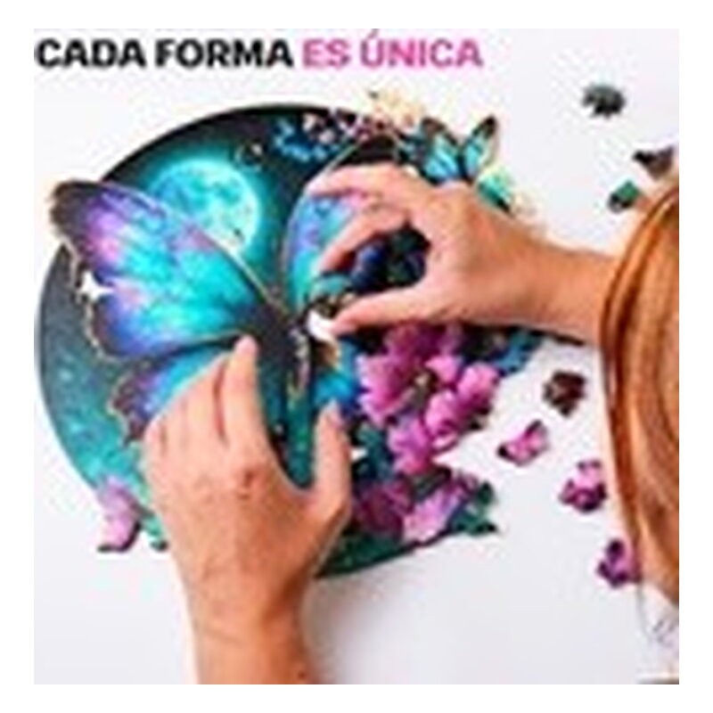 Puzzle de Madera - Mariposa - 300 piezas