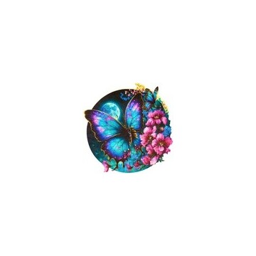 Puzzle de Madera - Mariposa - 300 piezas