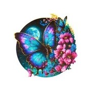 Puzzle de Madera - Mariposa - 300 piezas
