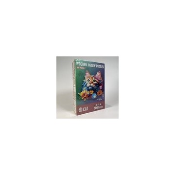 Puzzle de Madera - Gato - 300 piezas