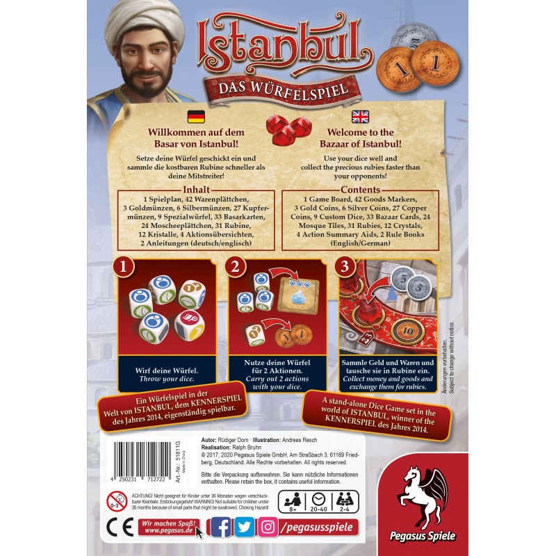 Istanbul: The Dice Game (Inglés)