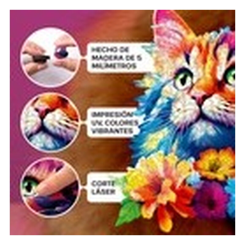 Puzzle de Madera - Gato - 300 piezas