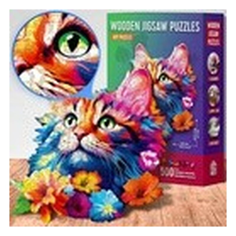 Puzzle de Madera - Gato - 300 piezas