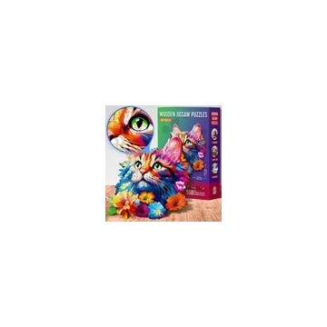 Puzzle de Madera - Gato - 300 piezas