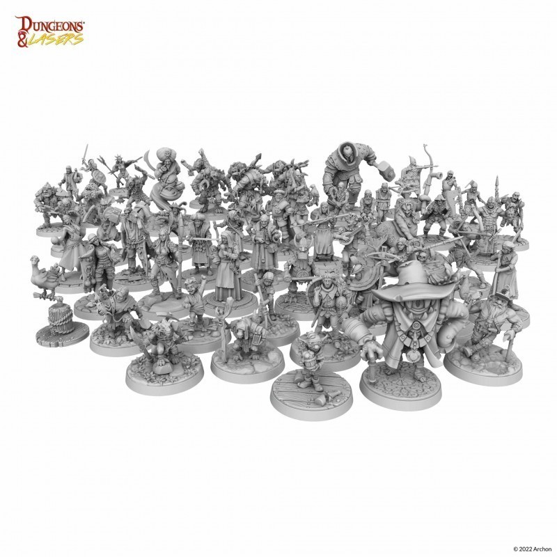 NPC Miniature Pack - Dungeons & Lasers