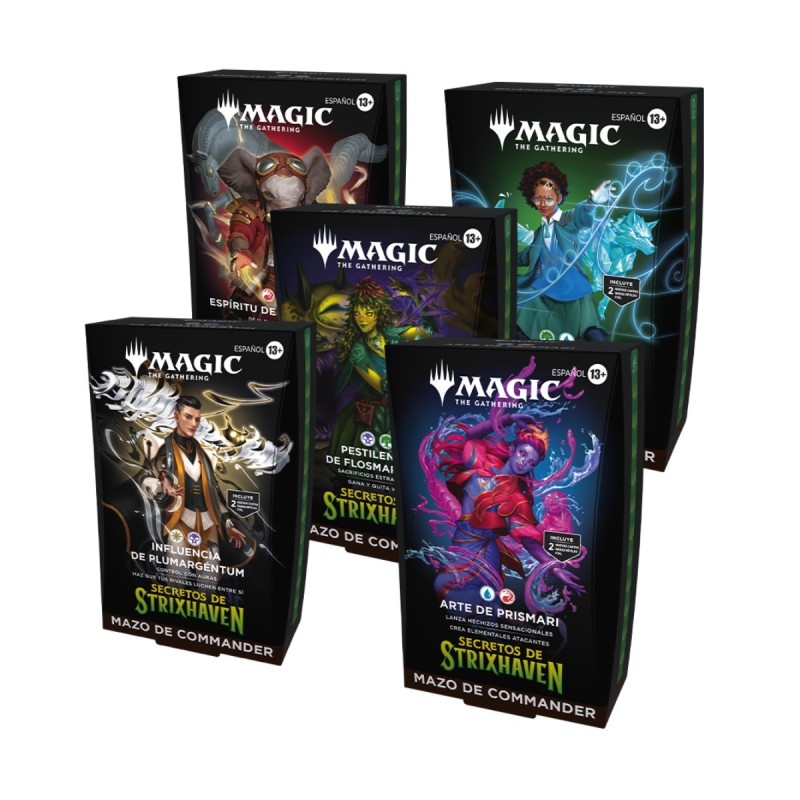MAGIC TCG - DISPLAY 5 COMMANDER SECRETOS DE STRIXHAVEN