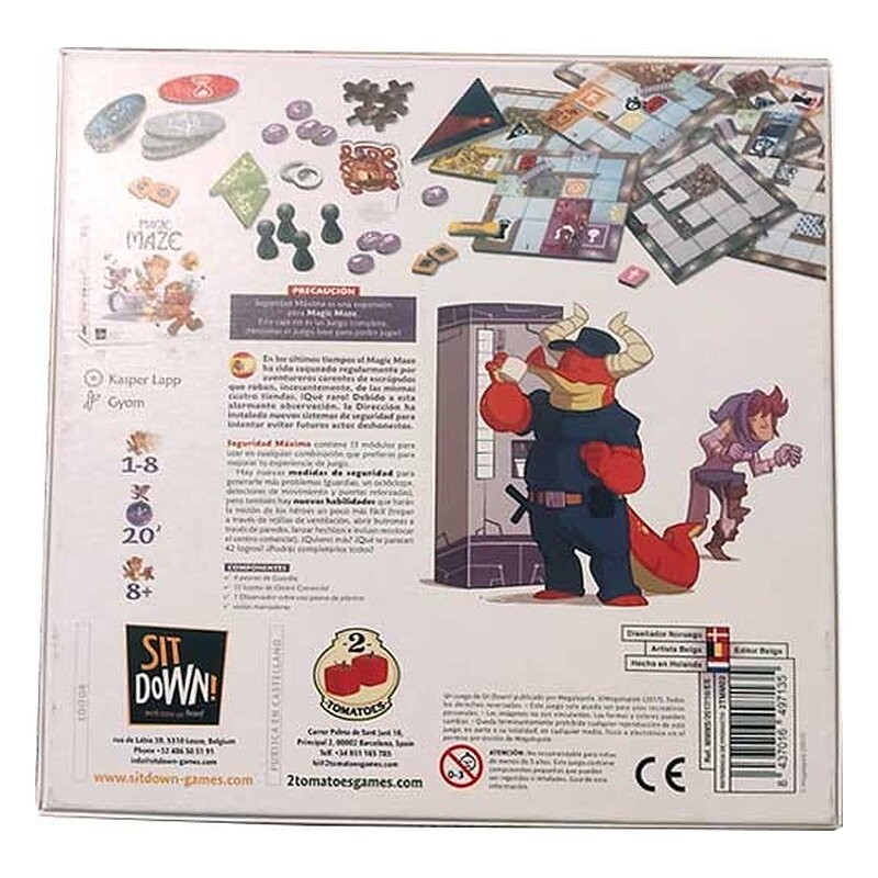 Magic Maze - Expansión Seguridad Máxima