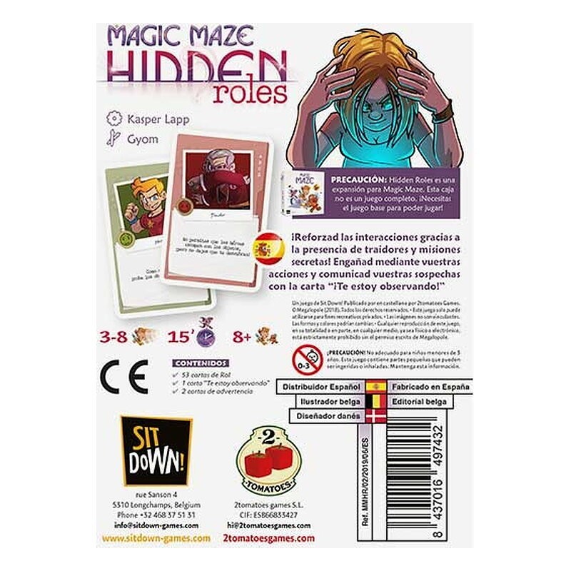 Magic Maze - Expansión Roles Ocultos