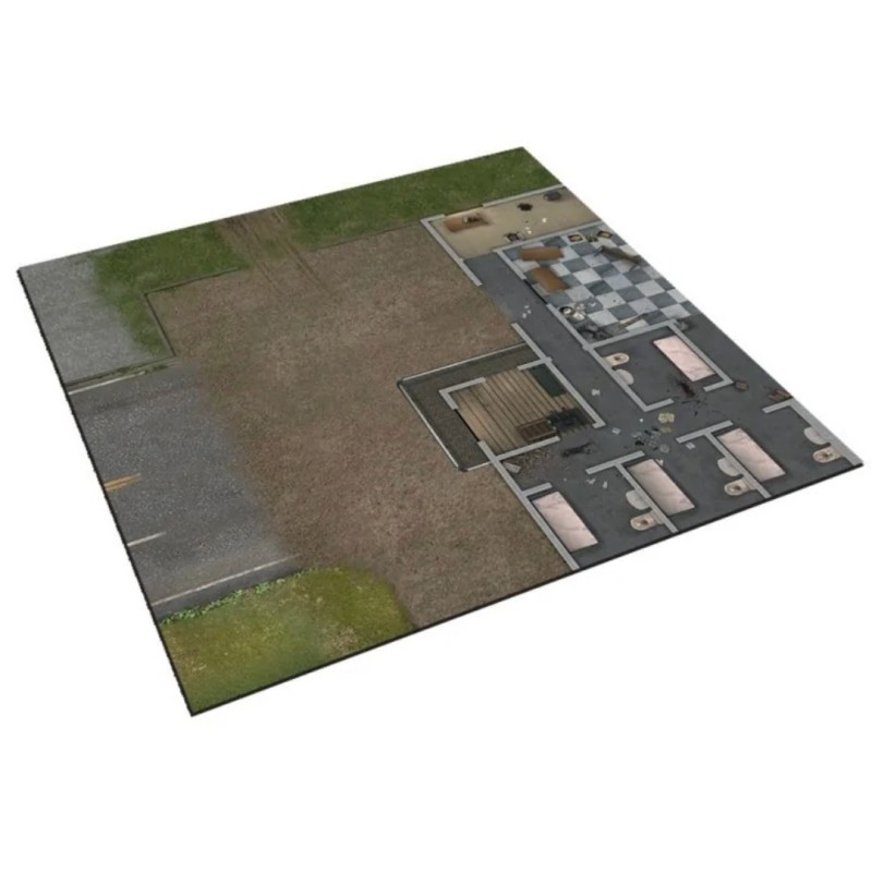 The Walking Dead - Tapete Deluxe La Prisión