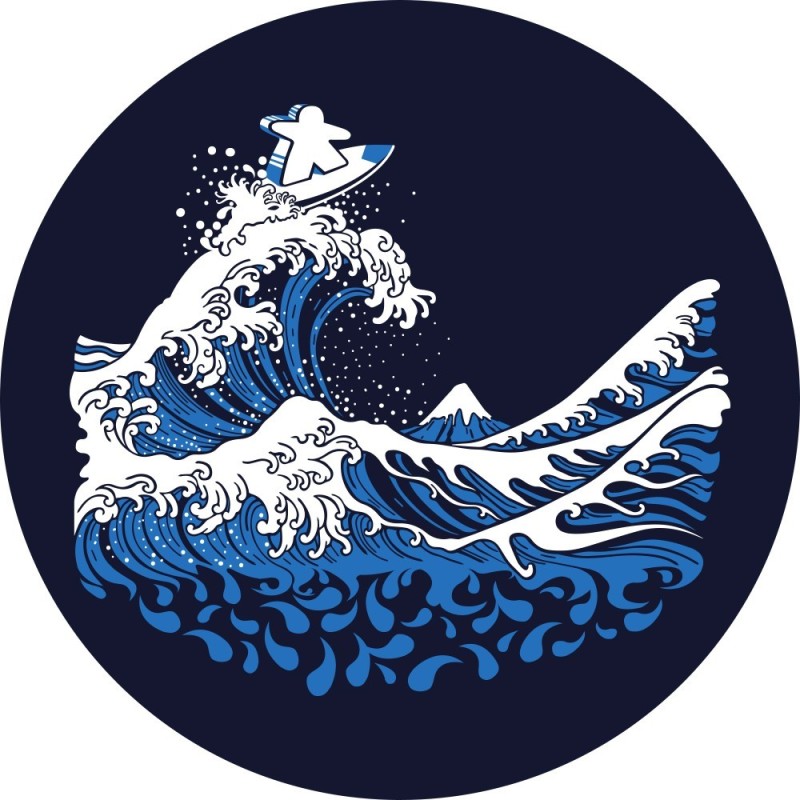 Camiseta Unisex Meeple Surf