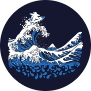 Camiseta Unisex Meeple Surf
