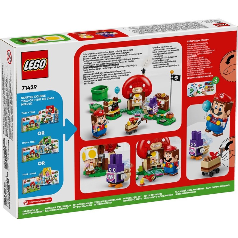 LEGO-71429 Set de Expansión: Caco Gazapo en la tienda de Toad