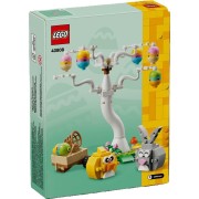LEGO-40808 Búsqueda de Huevos de Pascua del Conejo y el Pollito