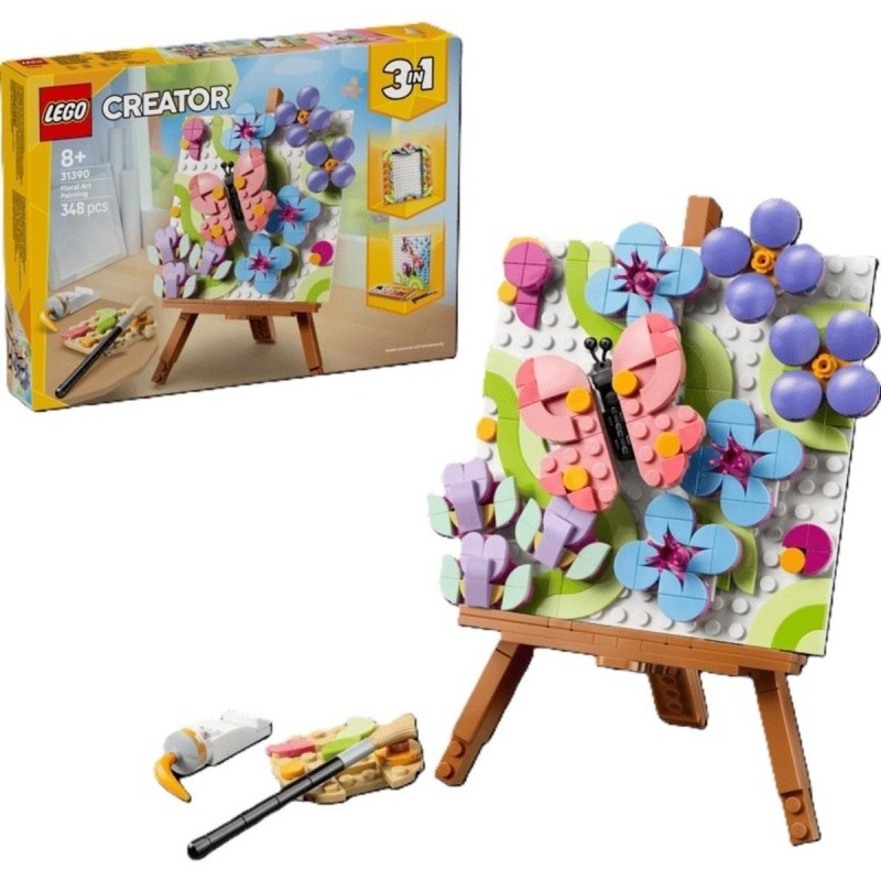 LEGO-31390 Pintura Decorativa de Arte Floral