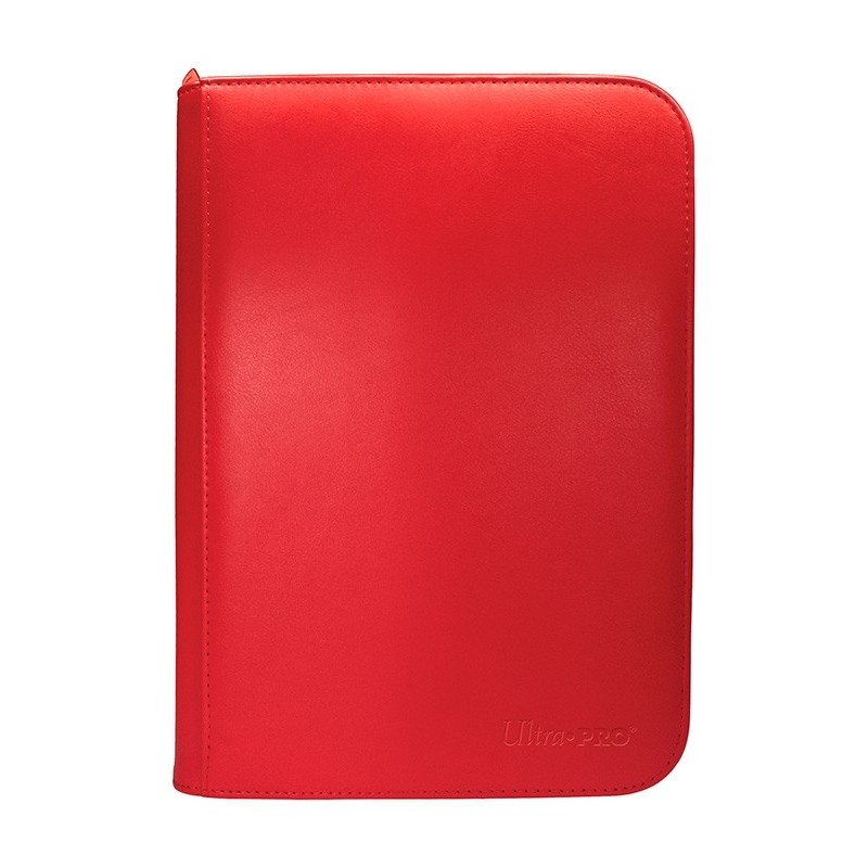 Carpeta con cremallera 4 bolsillos PRO-Binder Zippered Rojo Ultra Pro