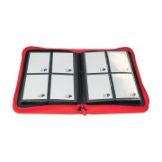 Carpeta con cremallera 4 bolsillos PRO-Binder Zippered Rojo Ultra Pro
