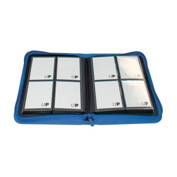 Carpeta con cremallera 4 bolsillos PRO-Binder Zippered Azul Ultra Pro