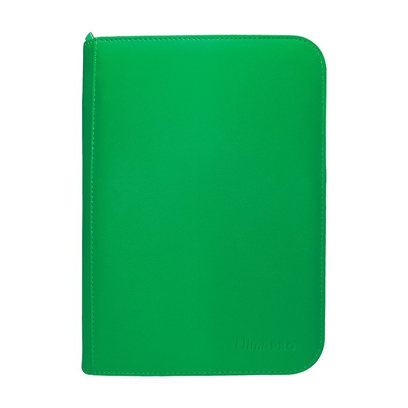 Carpeta con cremallera 4 bolsillos PRO-Binder Zippered Verde Ultra Pro