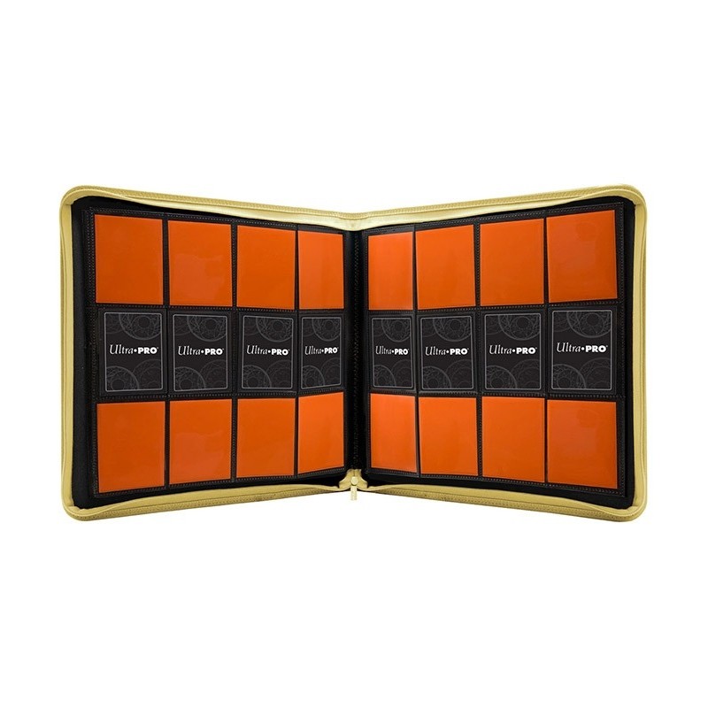 Carpeta con cremallera 12 bolsillos PRO-Binder Zippered Amarillo Ultra Pro