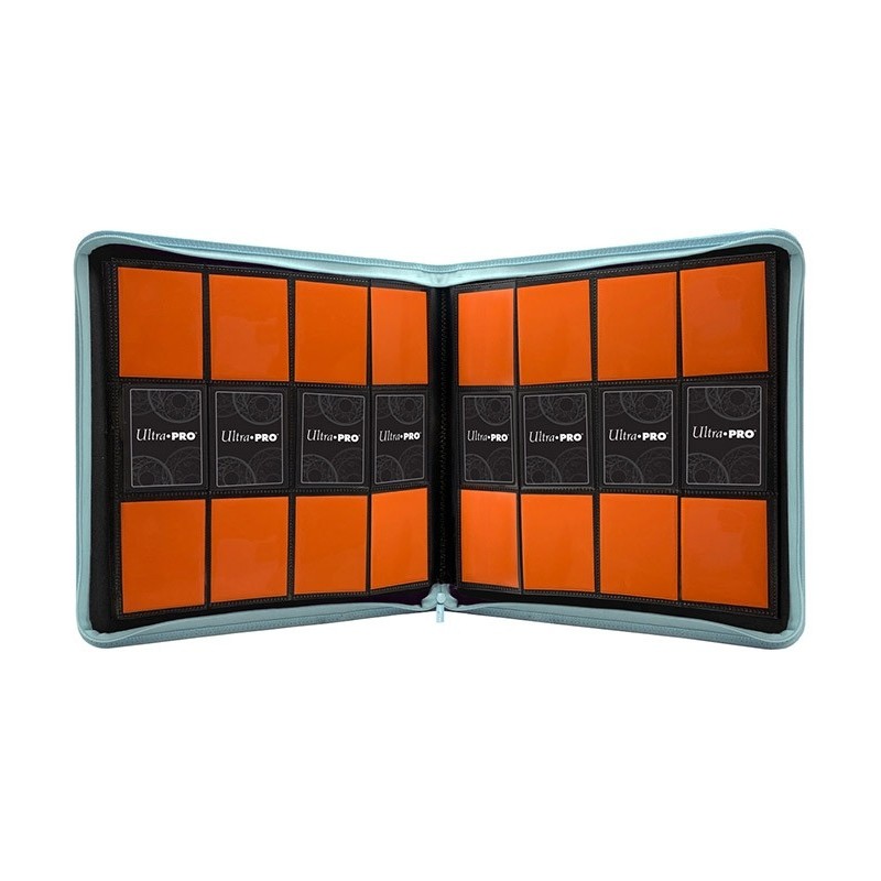Carpeta con cremallera 12 bolsillos PRO-Binder Zippered Azul Claro Ultra Pro