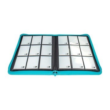 Carpeta con cremallera 9 bolsillos PRO-Binder Zippered Azul claro Ultra Pro