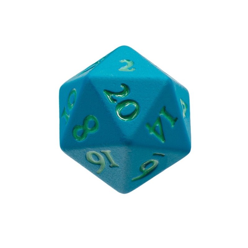 Juego de Dos Dados Vivid Heavy Metal Turquesa Ultra Pro