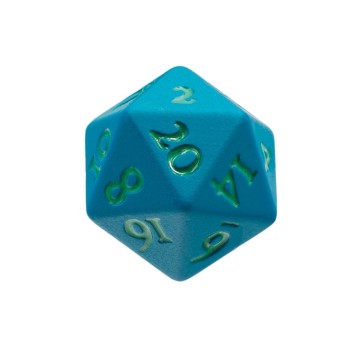 Juego de Dos Dados Vivid Heavy Metal Turquesa Ultra Pro
