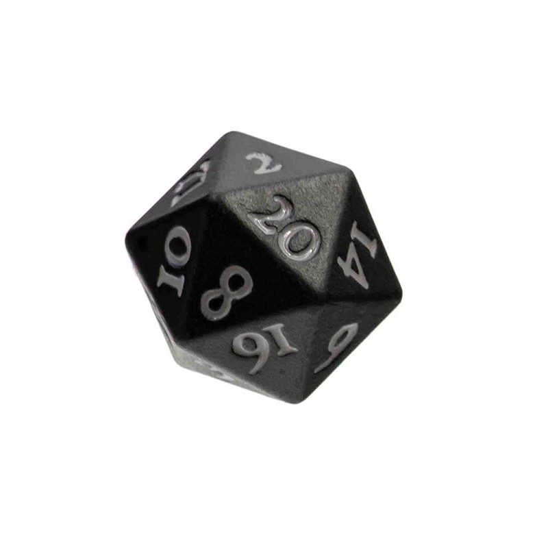 Juego de dos Dados Vivid Heavy Metal Negro Ultra Pro