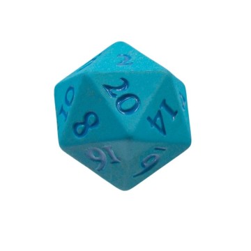 Juego de Dos Dados Vivid Heavy Metal Azul Ultra Pro