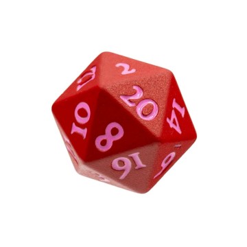 Juego de Dos Dados Vivid Heavy Metal Rojo Ultra Pro