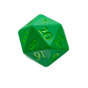 Juego de Dos Dados Vivid Heavy Metal Verde Ultra Pro