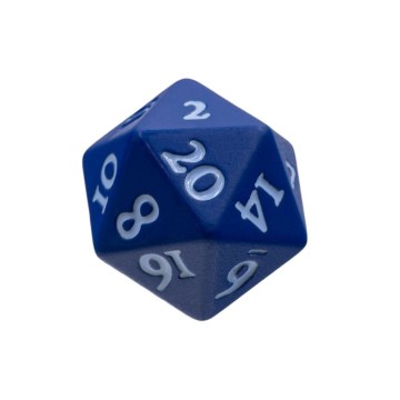 Juego de Dos Dados Vivid Heavy Metal Azul Oscuro Ultra Pro