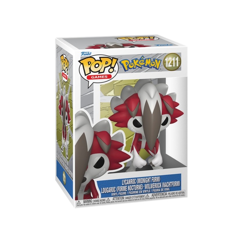 Funko POP! Vinyl Lycanroc (Midnight Form) - Pokémon