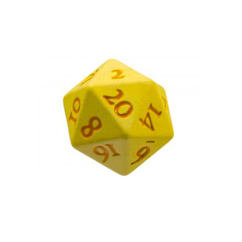 Vivid Heavy Metal Dice: Yellow - Ultra Pro