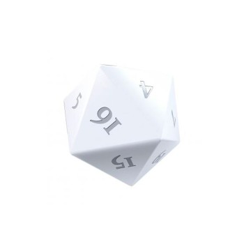 Vivid Heavy Metal Dice: White - Ultra Pro