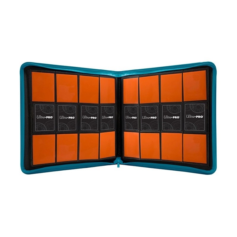 Carpeta con cremallera 12 bolsillos PRO-Binder Zippered Azul Verdoso Ultra Pro