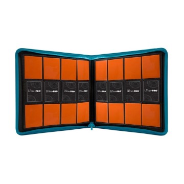 Carpeta con cremallera 12 bolsillos PRO-Binder Zippered Azul Verdoso Ultra Pro