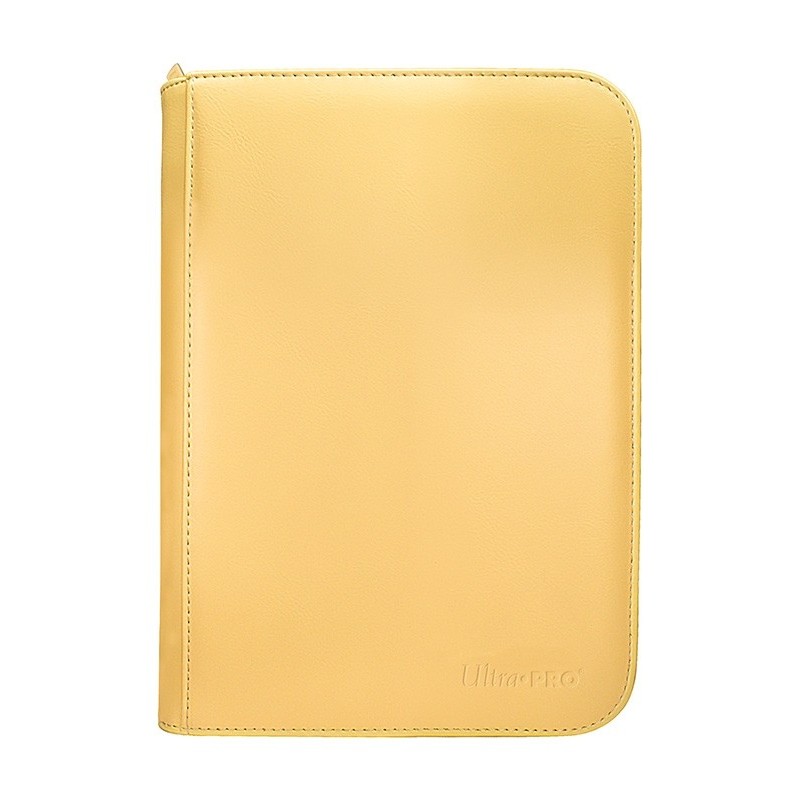 Carpeta con cremallera 4 bolsillos PRO-Binder Zippered Amarillo Ultra Pro