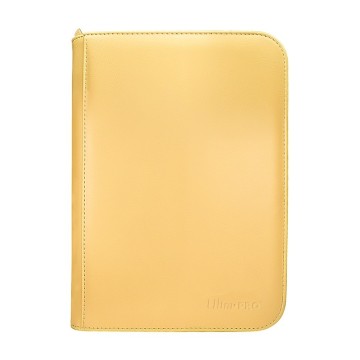 Carpeta con cremallera 4 bolsillos PRO-Binder Zippered Amarillo Ultra Pro