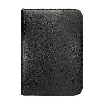 Carpeta con cremallera 4 bolsillos PRO-Binder Zippered Negro Ultra Pro