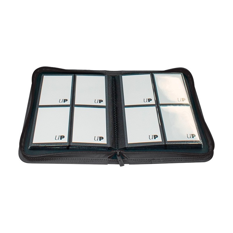 Carpeta con cremallera 4 bolsillos PRO-Binder Zippered Negro Ultra Pro