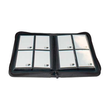 Carpeta con cremallera 4 bolsillos PRO-Binder Zippered Negro Ultra Pro