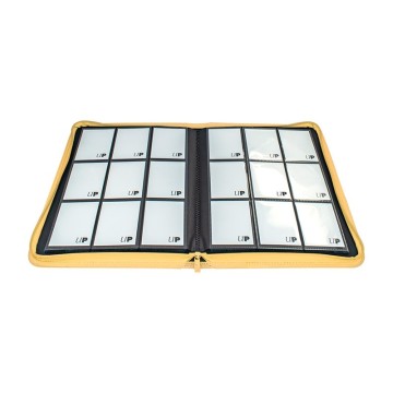 Carpeta con cremallera 9 bolsillos PRO-Binder Zippered Amarillo Ultra Pro