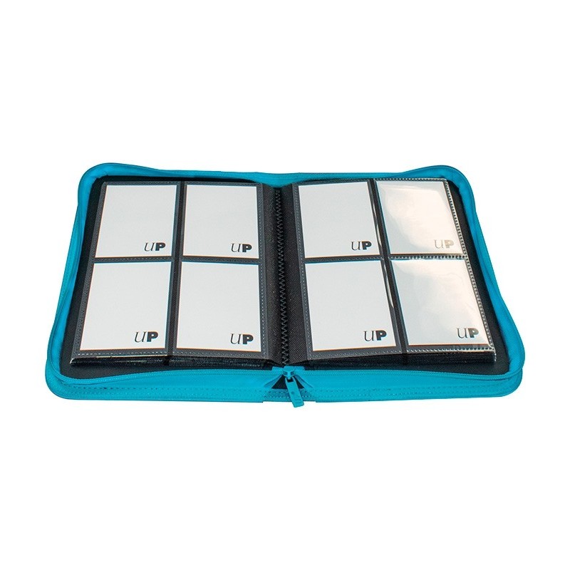 Carpeta con cremallera 4 bolsillos PRO-Binder Zippered Verde azulado Ultra Pro