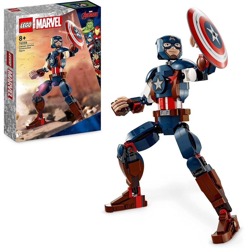 LEGO MARVEL FIGURA PARA CONSTRUIR: CAPITAN AMERICA