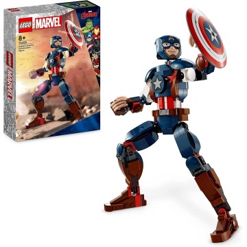 LEGO MARVEL FIGURA PARA CONSTRUIR: CAPITAN AMERICA